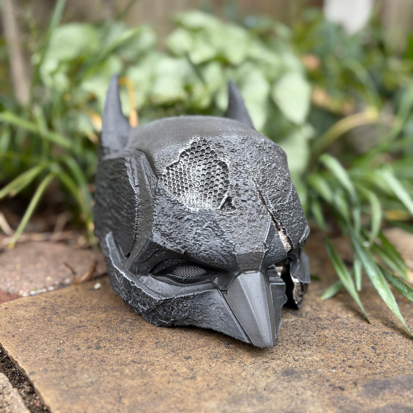 Batman Gotham Knights Damaged Cowl