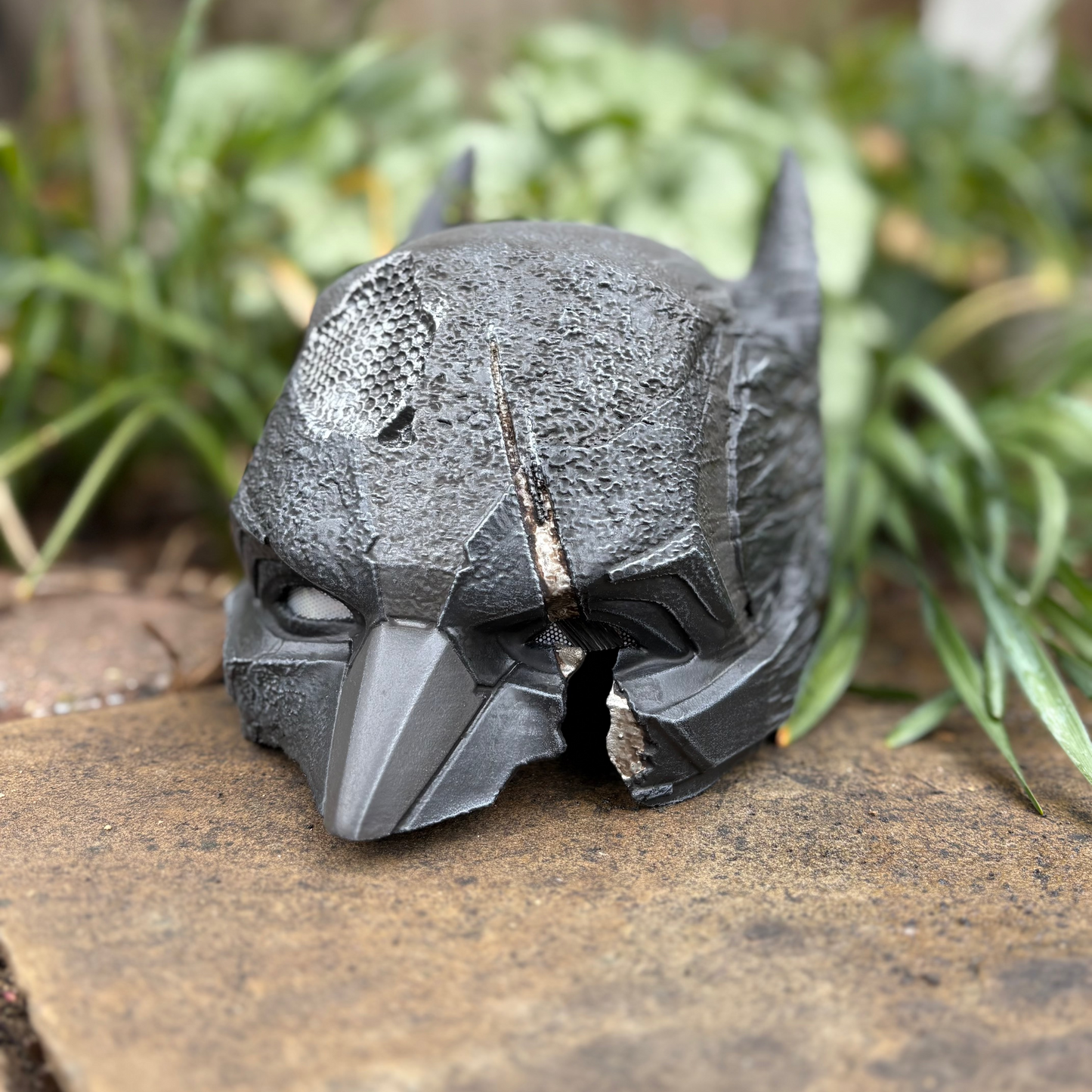Batman Gotham Knights Damaged Cowl