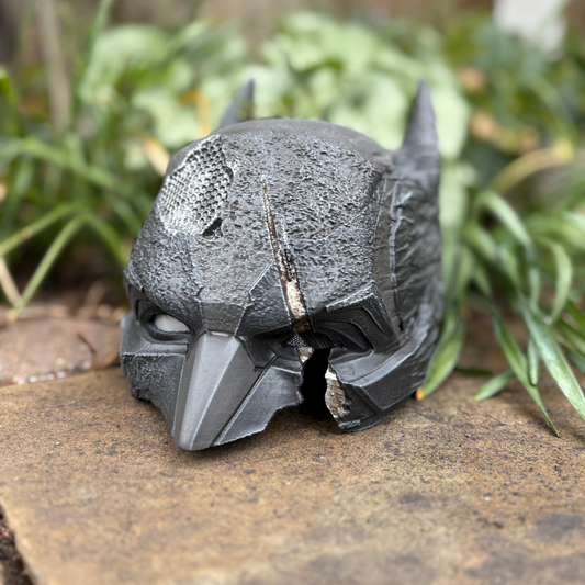 Batman Gotham Knights Damaged Cowl